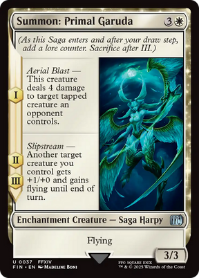 Magic: The Gathering - Summon: Primal Garuda - Final Fantasy