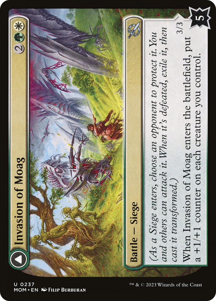 Magic: The Gathering - Invasion of Moag // Bloomwielder Dryads Foil - March of the Machine