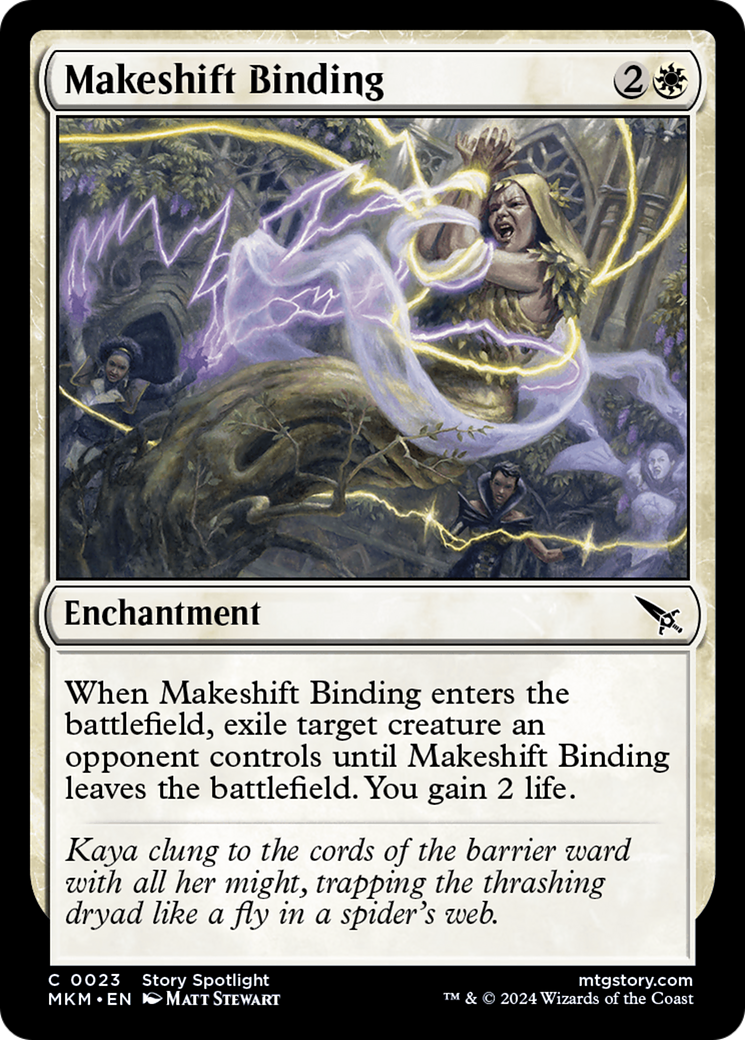 Magic: The Gathering - Makeshift Binding Foil - Murders at Karlov Manor