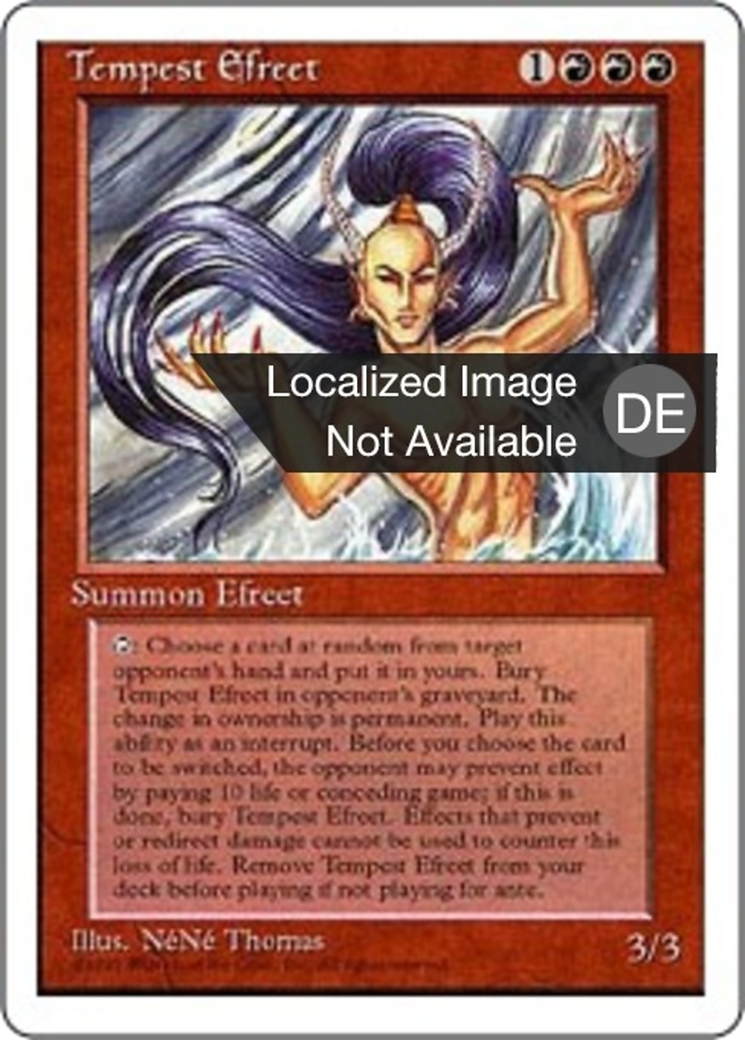 Magic: The Gathering - Sturm-Ifrit - Fourth Edition