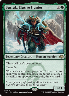 Magic: The Gathering - Surrak, Elusive Hunter Foil - Tarkir: Dragonstorm