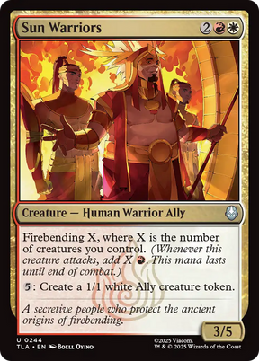 Magic: The Gathering - Sun Warriors - Avatar: The Last Airbender