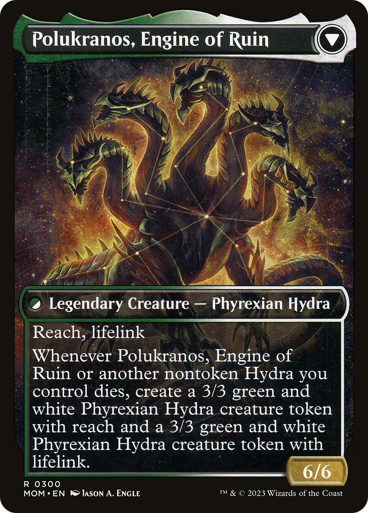 Magic: The Gathering - Polukranos Reborn // Polukranos, Engine of Ruin Foil - March of the Machine