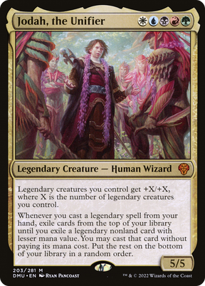 Magic: The Gathering - Jodah, the Unifier Foil - Dominaria United