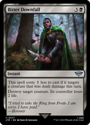 Magic: The Gathering - Bitter Downfall - The Lord of the Rings: Tales of Middle-earth