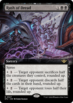 Magic: The Gathering - Rush of Dread Foil - Outlaws of Thunder Junction