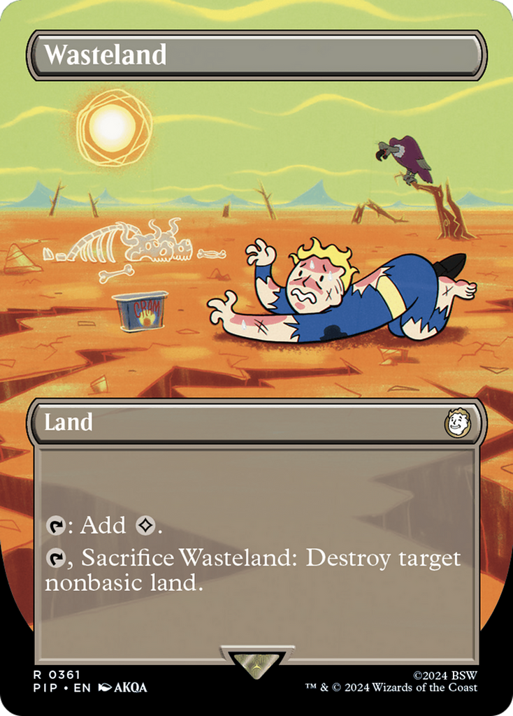 Magic: The Gathering - Wasteland Foil - Fallout