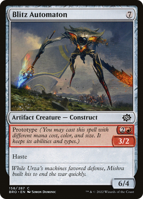 Magic: The Gathering - Blitz Automaton Foil - The Brothers' War