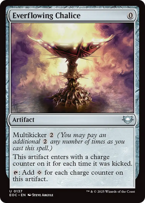 Magic: The Gathering - Everflowing Chalice - Edge of Eternities Commander