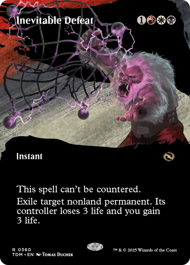 Magic: The Gathering - Inevitable Defeat Foil - Tarkir: Dragonstorm