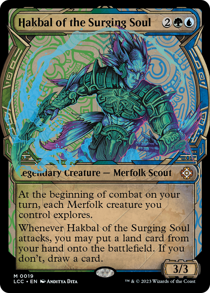 Magic: The Gathering - Hakbal of the Surging Soul Foil - The Lost Caverns of Ixalan Commander