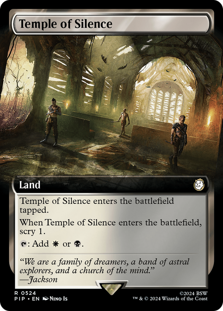 Magic: The Gathering - Temple of Silence Foil - Fallout