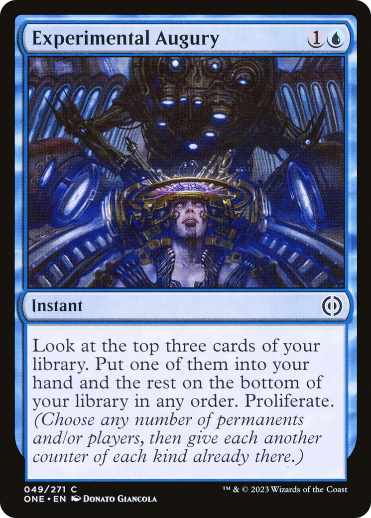 Magic: The Gathering - Experimental Augury Foil - Phyrexia: All Will Be One