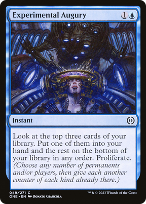Magic: The Gathering - Experimental Augury Foil - Phyrexia: All Will Be One