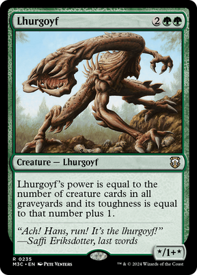 Magic: The Gathering - Lhurgoyf - Modern Horizons 3 Commander
