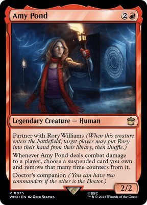 Magic: The Gathering - Amy Pond Foil - Doctor Who