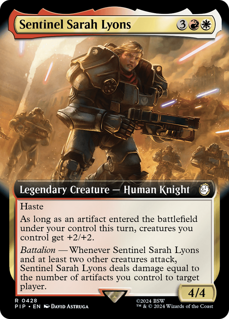 Magic: The Gathering - Sentinel Sarah Lyons Foil - Fallout