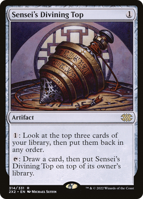 Magic: The Gathering - Sensei's Divining Top Foil - Double Masters 2022