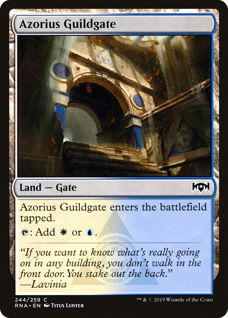 Magic: The Gathering - Azorius Guildgate Foil - Ravnica Allegiance