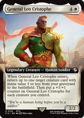 Magic: The Gathering - General Leo Cristophe Foil - Final Fantasy Commander