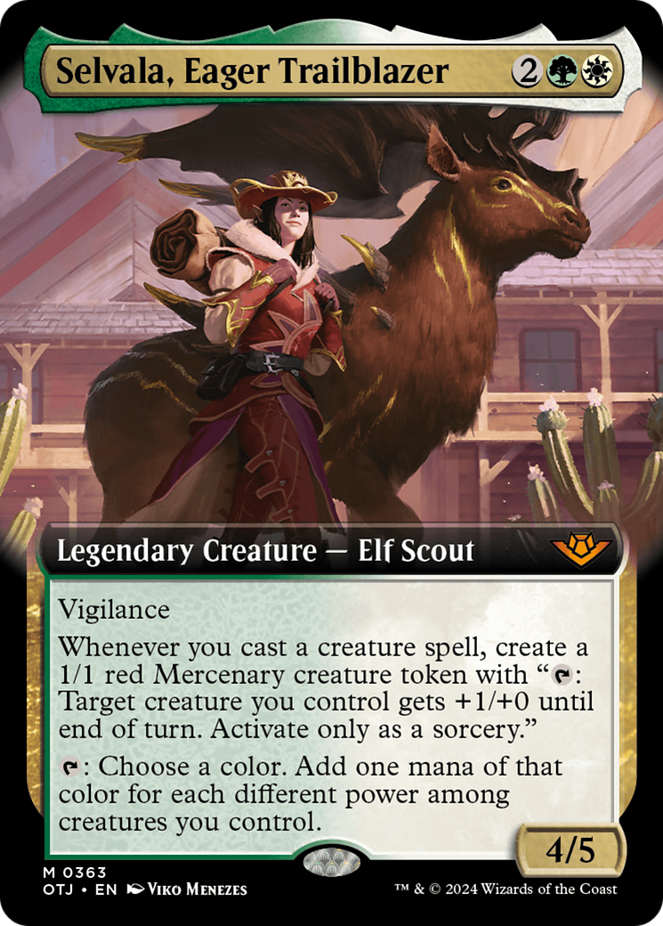 Magic: The Gathering - Selvala, Eager Trailblazer Foil - Outlaws of Thunder Junction
