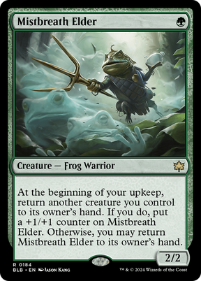 Magic: The Gathering - Mistbreath Elder Foil - Bloomburrow
