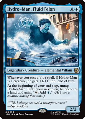 Magic: The Gathering - Hydro-Man, Fluid Felon Foil - Marvel's Spider-Man