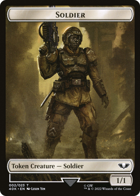 Magic: The Gathering - Soldier Token - Warhammer 40000 Tokens