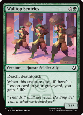 Magic: The Gathering - Walltop Sentries - Avatar: The Last Airbender