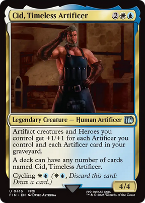 Magic: The Gathering - Cid, Timeless Artificer - Final Fantasy