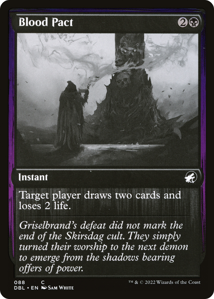 Magic: The Gathering - Blood Pact Foil - Innistrad: Double Feature