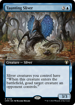 Magic: The Gathering - Taunting Sliver - Commander Masters