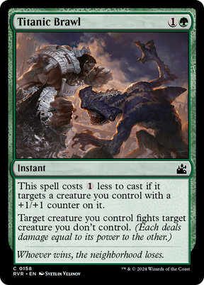 Magic: The Gathering - Titanic Brawl Foil - Ravnica Remastered