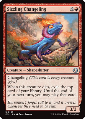 Magic: The Gathering - Sizzling Changeling Foil - Lorwyn Eclipsed