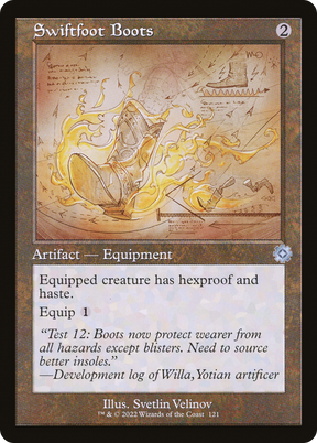 Magic: The Gathering - Swiftfoot Boots - The Brothers' War Retro Artifacts