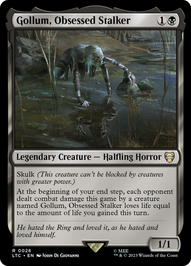 Magic: The Gathering - Gollum, Obsessed Stalker - Tales of Middle-earth Commander
