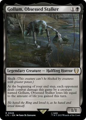 Magic: The Gathering - Gollum, Obsessed Stalker - Tales of Middle-earth Commander