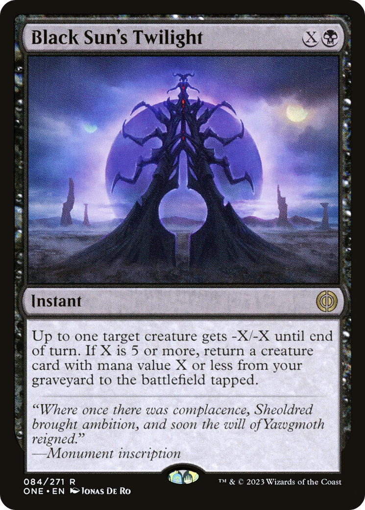 Magic: The Gathering - Black Sun's Twilight Foil - Phyrexia: All Will Be One