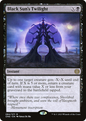 Magic: The Gathering - Black Sun's Twilight Foil - Phyrexia: All Will Be One