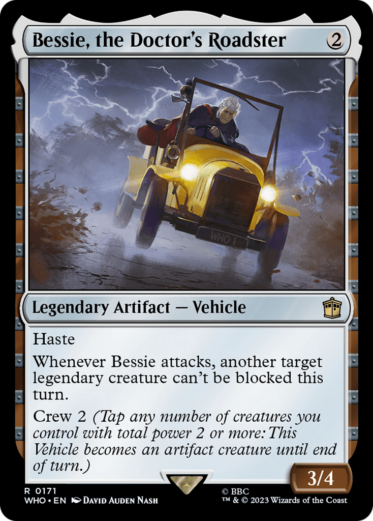 Magic: The Gathering - Bessie, the Doctor's Roadster - Doctor Who