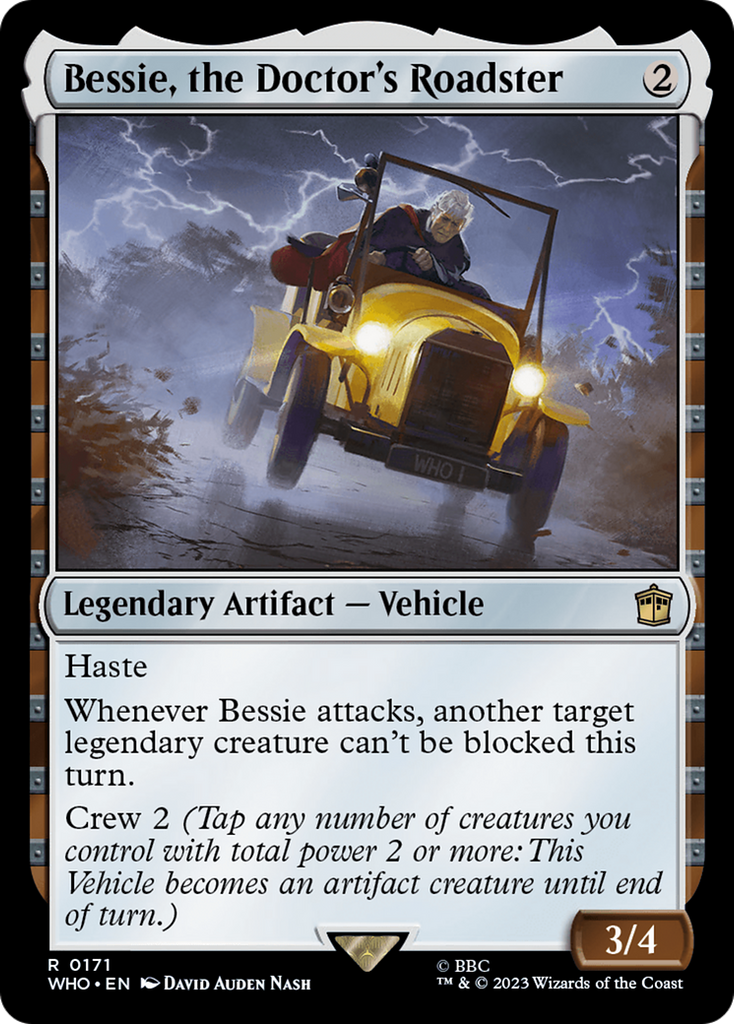 Magic: The Gathering - Bessie, the Doctor's Roadster Foil - Doctor Who