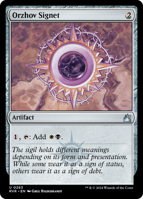 Magic: The Gathering - Orzhov Signet - Ravnica Remastered