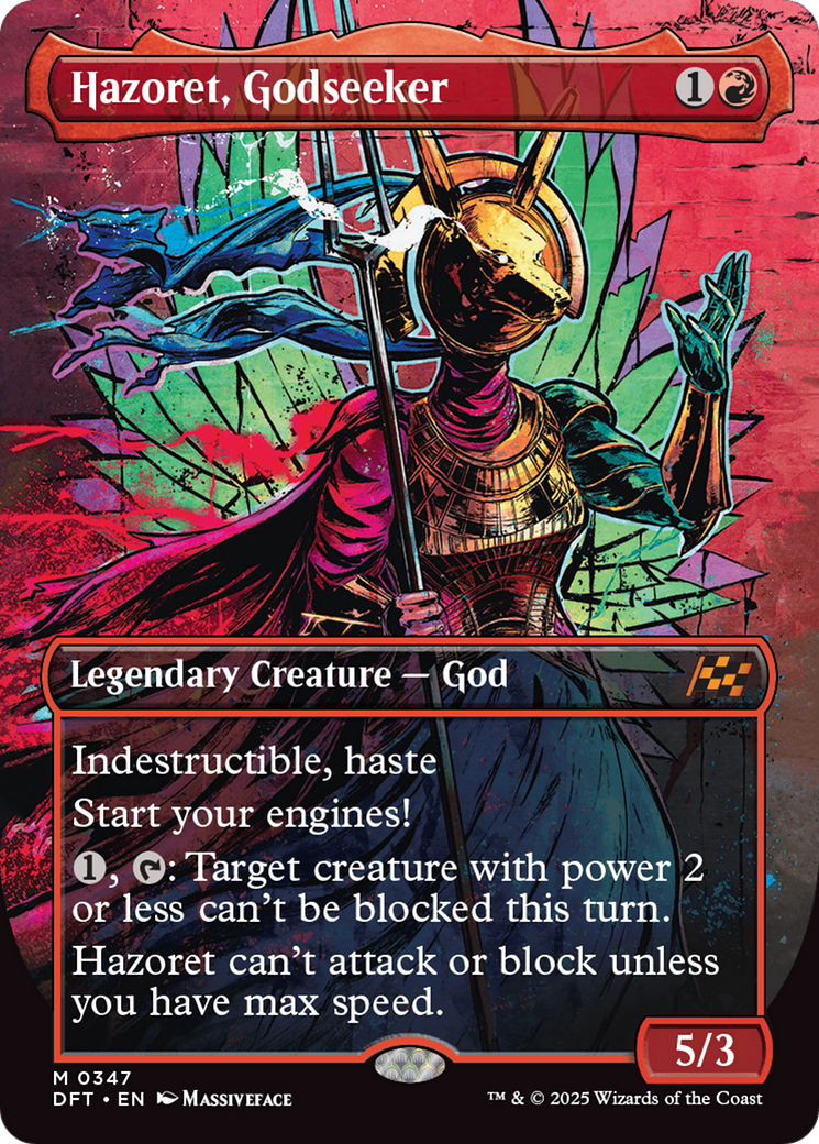 Magic: The Gathering - Hazoret, Godseeker Foil - Aetherdrift