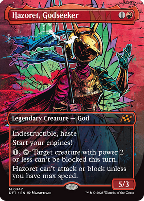 Magic: The Gathering - Hazoret, Godseeker Foil - Aetherdrift