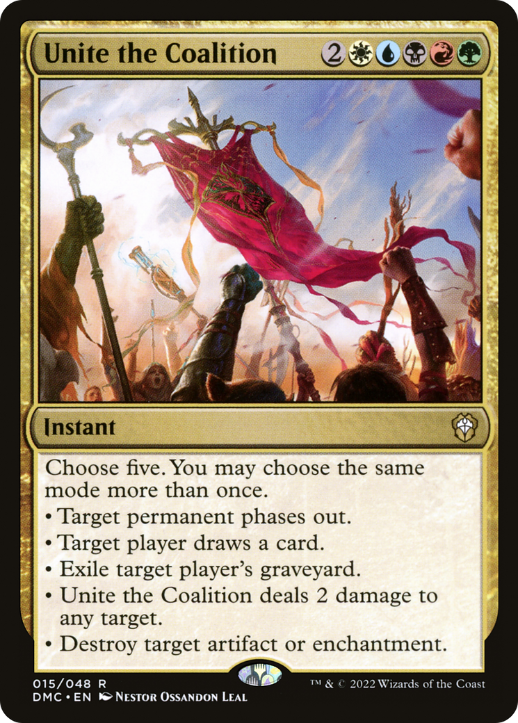 Magic: The Gathering - Unite the Coalition Foil - Dominaria United Commander