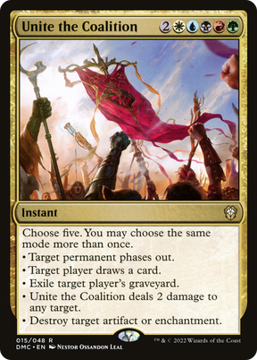 Magic: The Gathering - Unite the Coalition Foil - Dominaria United Commander