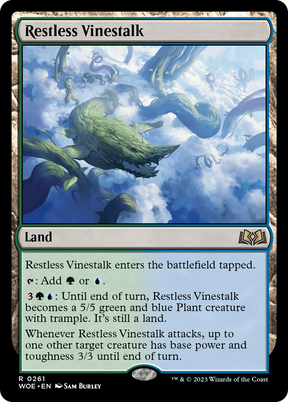 Magic: The Gathering - Restless Vinestalk - Wilds of Eldraine