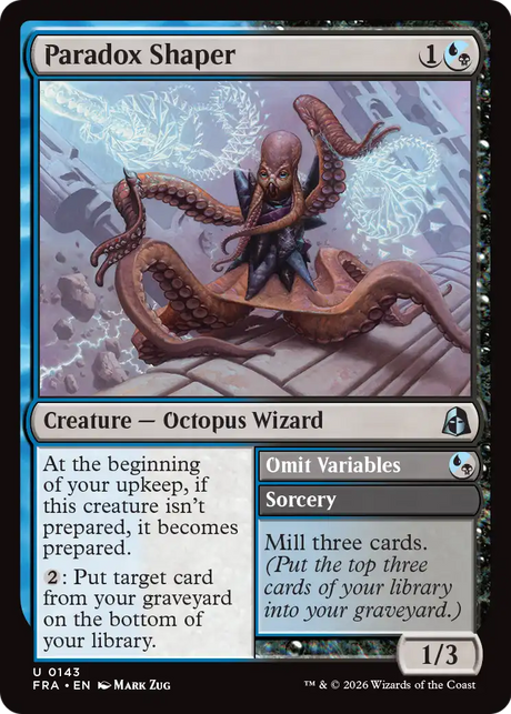 Magic: The Gathering - Paradox Shaper // Omit Variables Foil - Reality Fracture