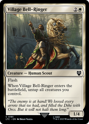 Magic: The Gathering - Village Bell-Ringer - Tales of Middle-earth Commander