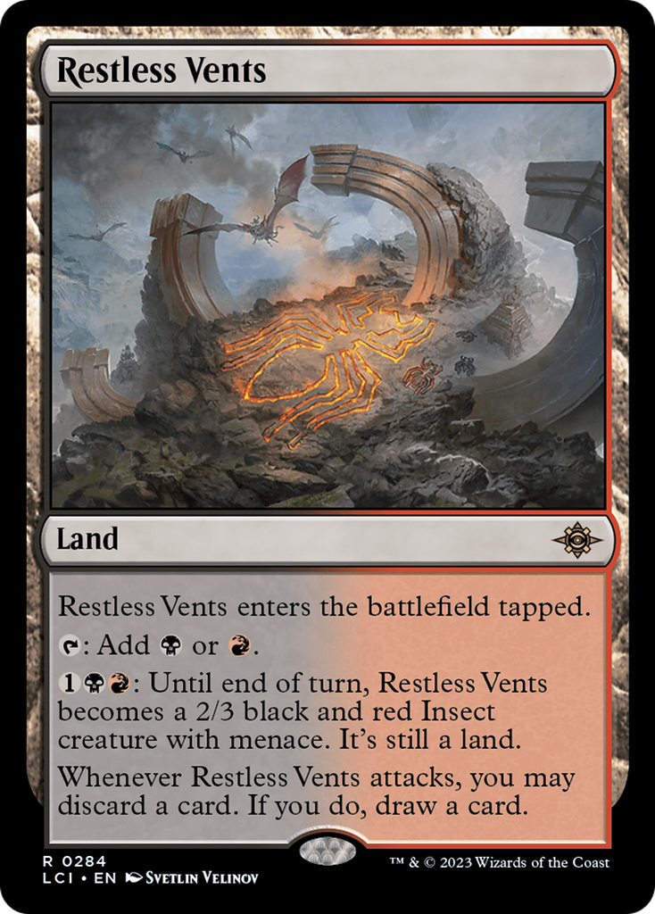 Magic: The Gathering - Restless Vents Foil - The Lost Caverns of Ixalan